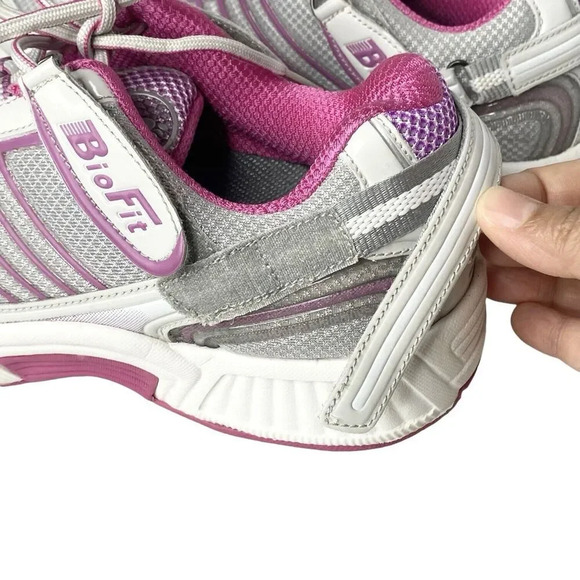 Orthofeet Biofit Womens Verve Orthopedic Athletic Shoes Grey Fuchsia Size 11.5 - Picture 5 of 13